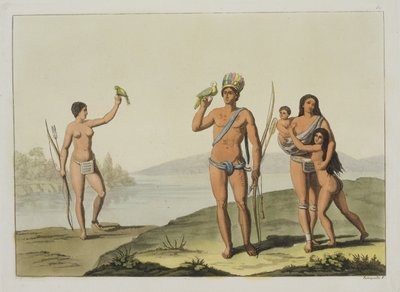 Natives of Guyana by Gerolamo Fumagalli